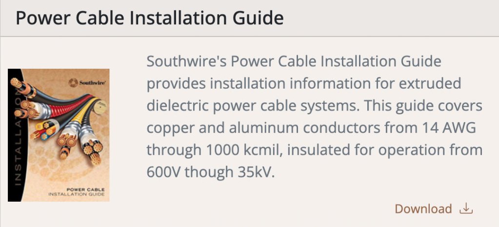 Southwire Power Cable Installation Guide