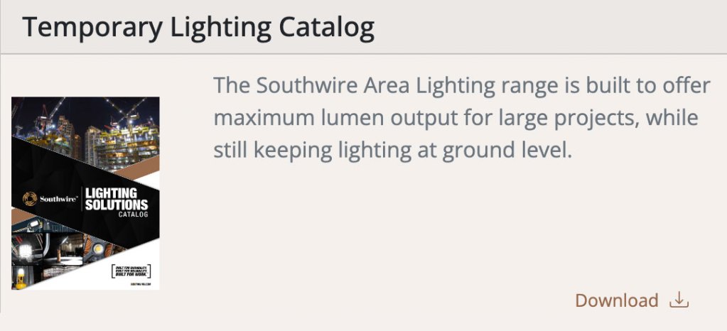 Southwire Temporary Lighting