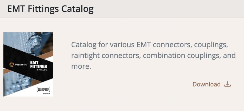 Southwire EMT Fittings Catalogue